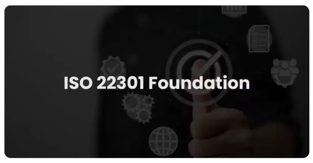Formation ISO 22301 Foundation
