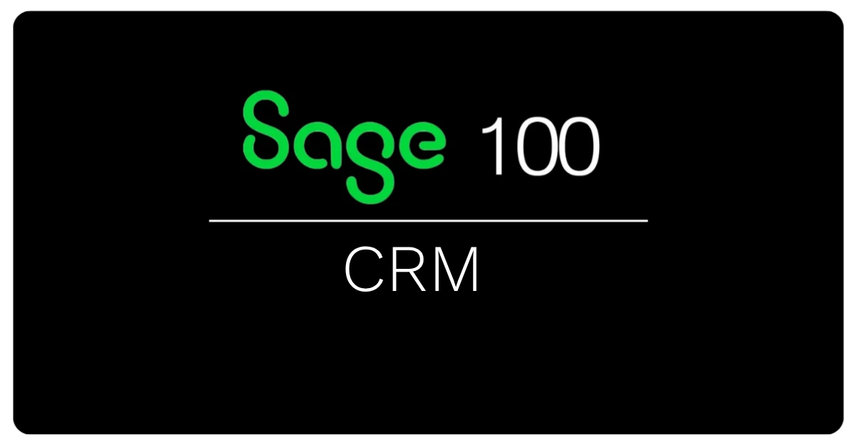 Formation Sage 100 CRM